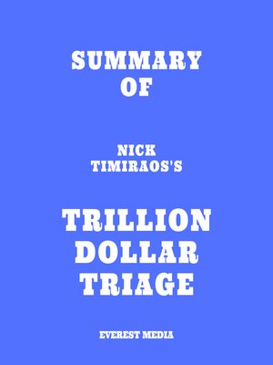 cover image of Summary of Nick Timiraos's Trillion Dollar Triage